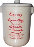 HERBS & SPICES - PEPPER STEAK, Clay pot, 130g